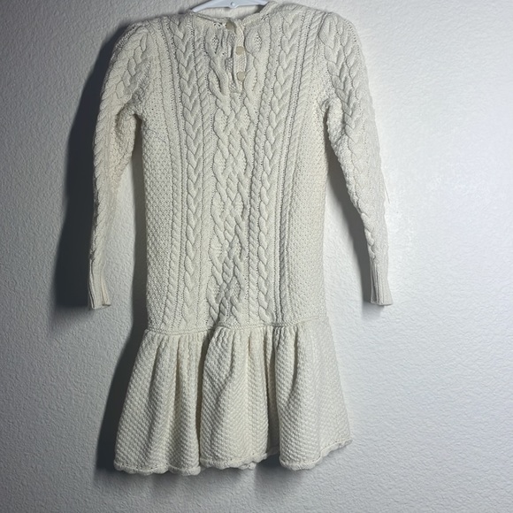 Polo Ralph Lauren cream cable sweater dress - Picture 4 of 6